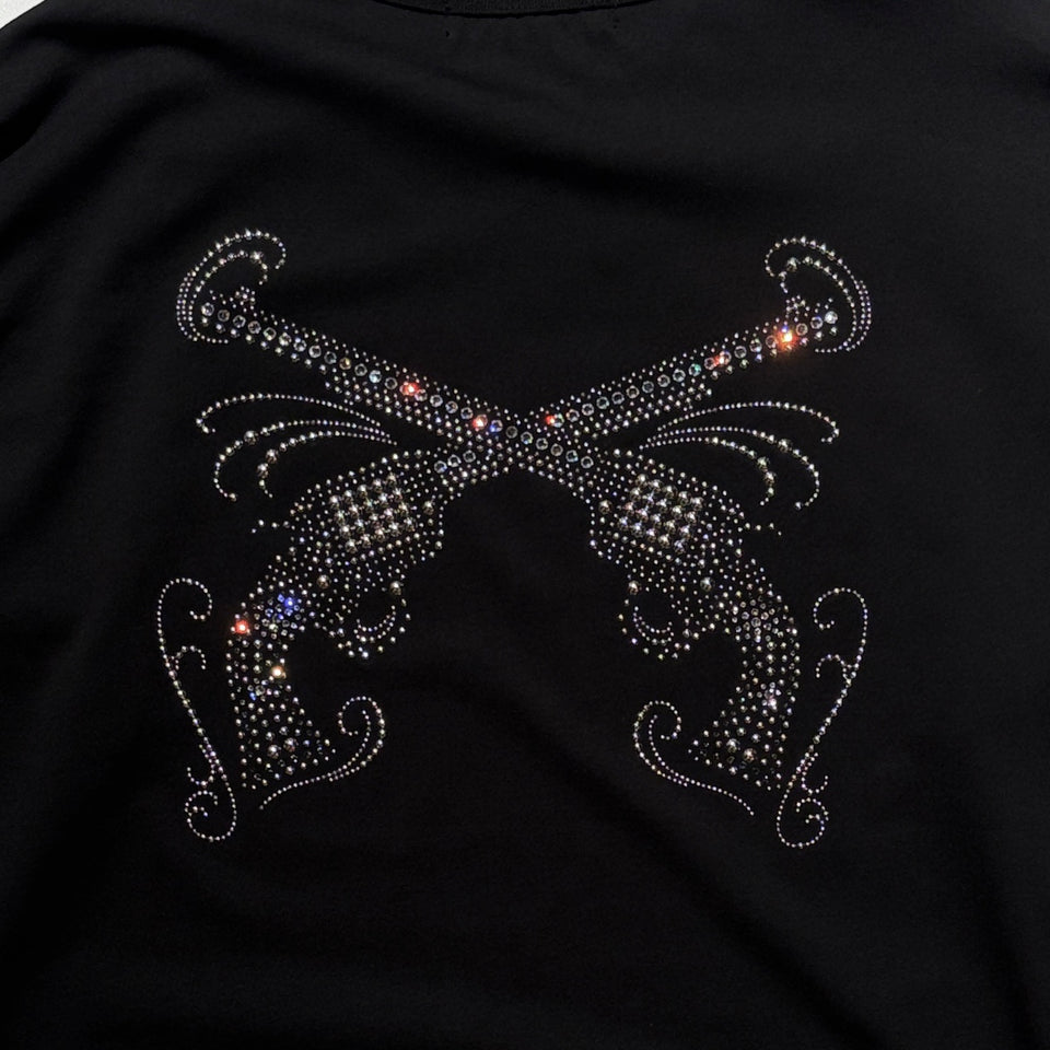 Load image into Gallery viewer, CROSSGUN METAL L/S T-SHIRT / BLACK