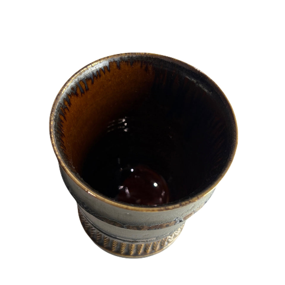 画像をギャラリービューアに読み込む, SHIRO HAMANAKA CERAMIC CUP LEOPARD STUDS SHP138
