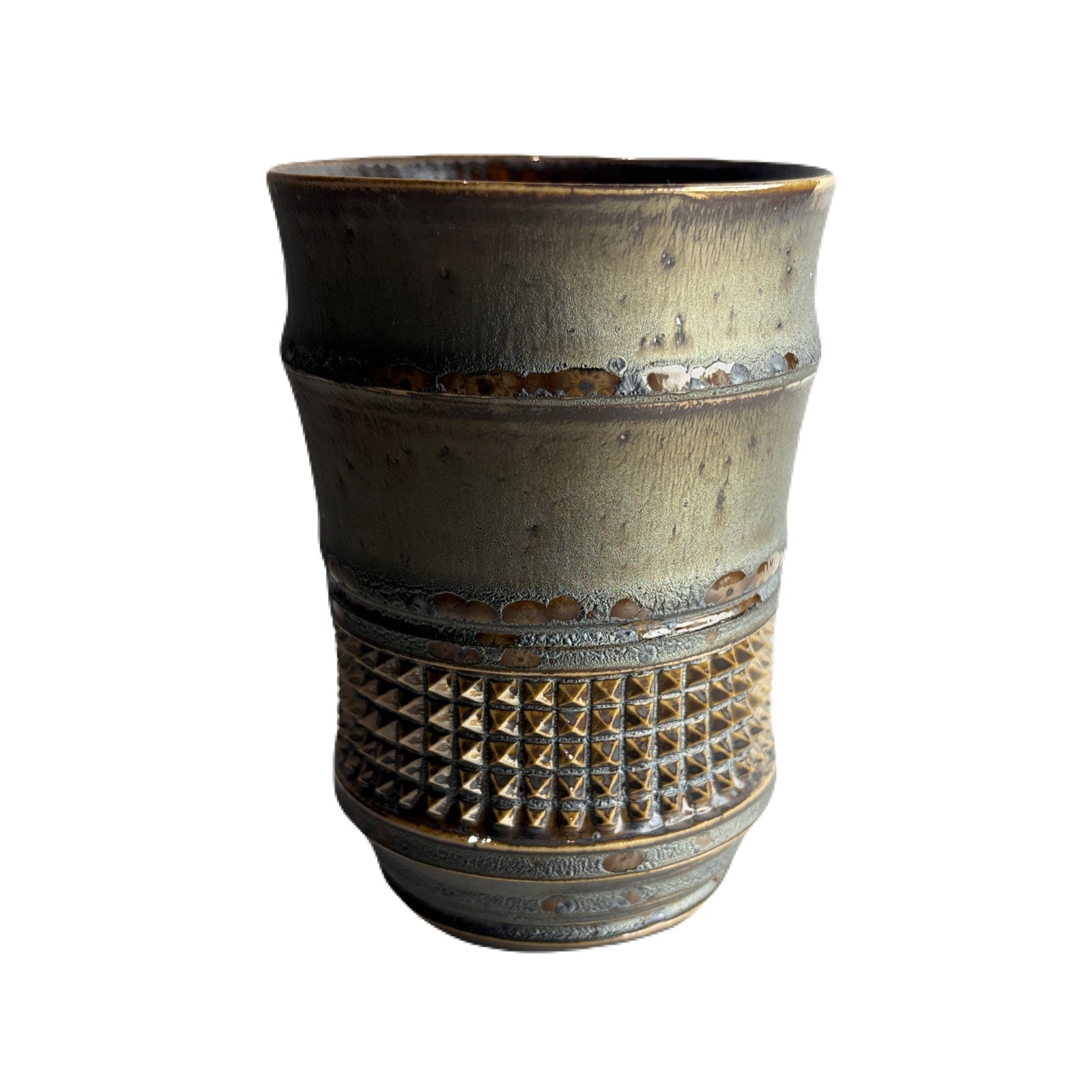画像をギャラリービューアに読み込む, SHIRO HAMANAKA CERAMIC CUP LEOPARD STUDS SHP138