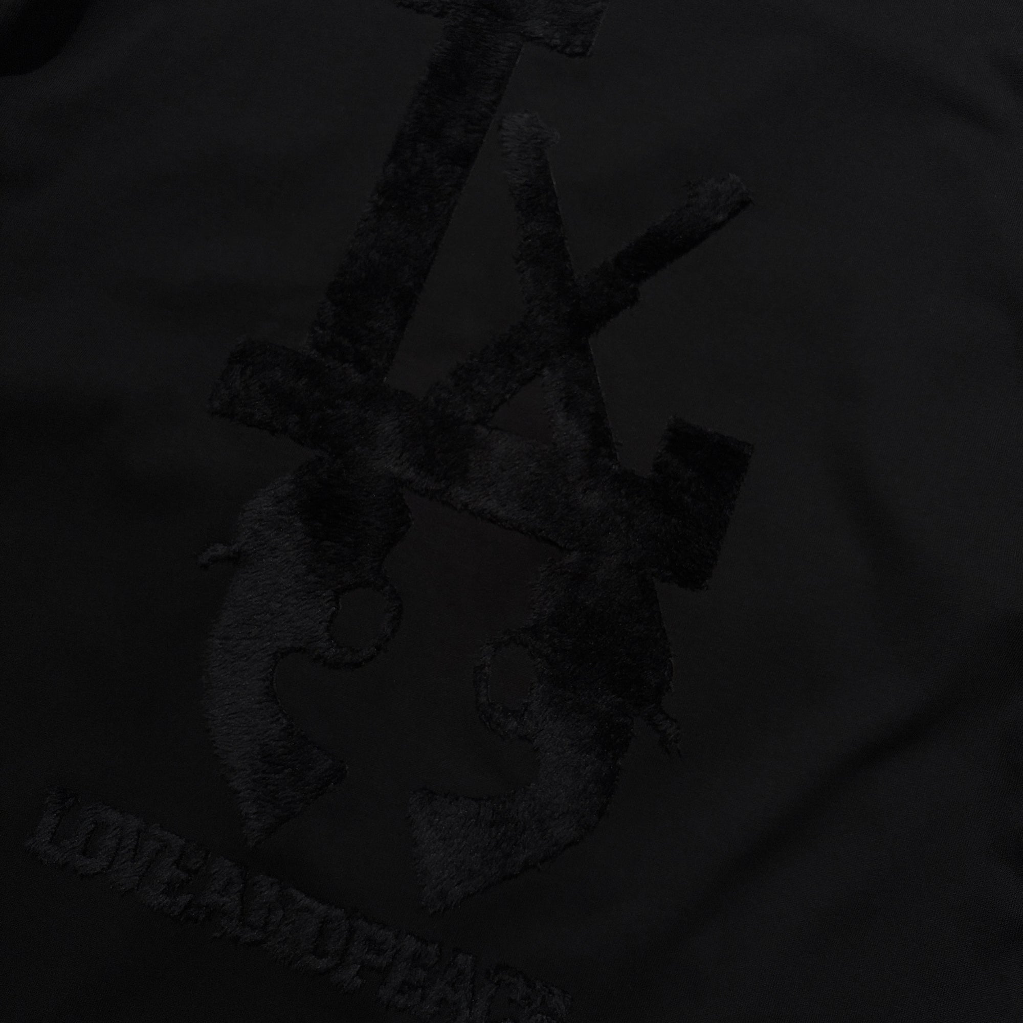 Load image into Gallery viewer, LA FUR PRINT L/S T-SHIRT / BLACK*BLACK