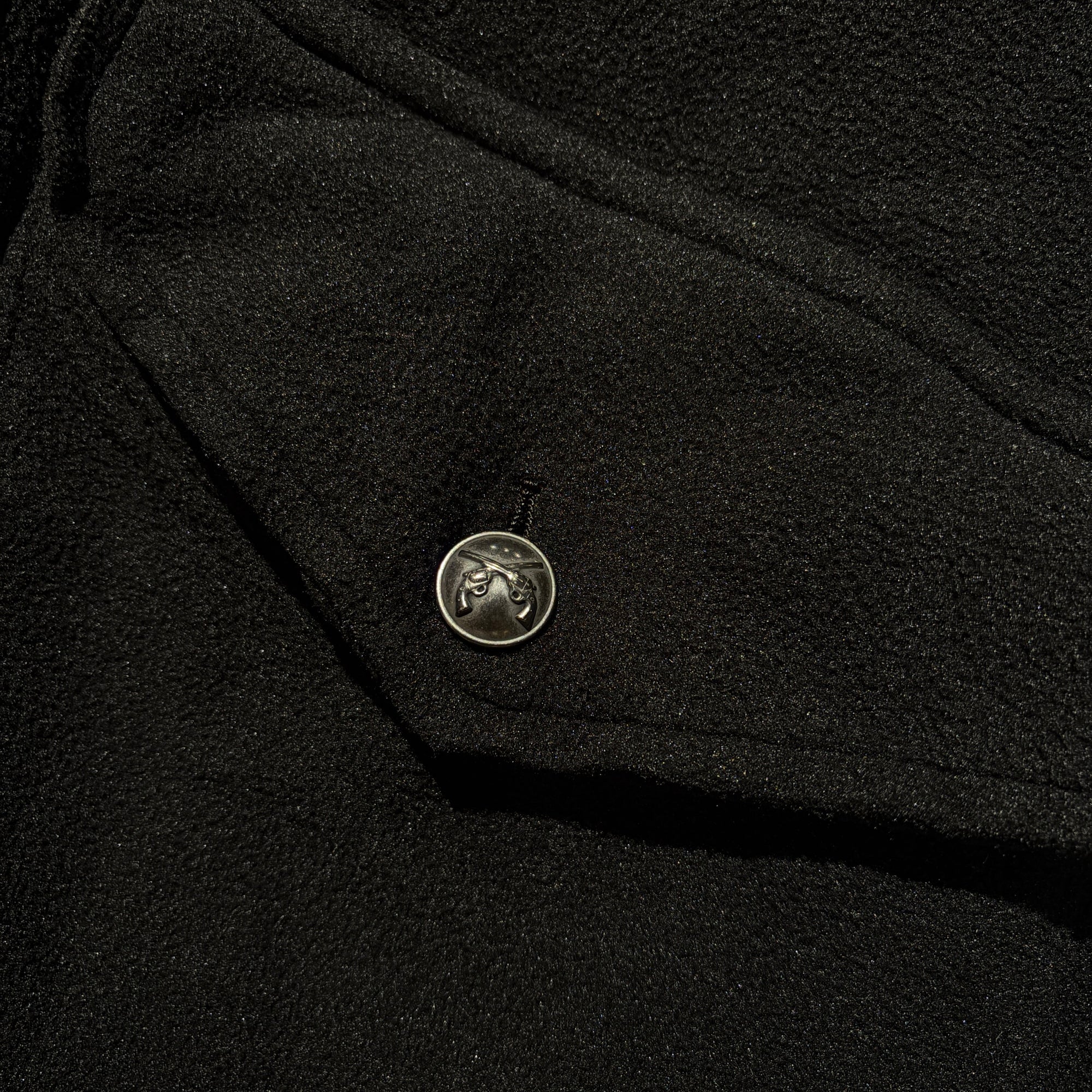 画像をギャラリービューアに読み込む, FLEECE STUDZ JACKET CROSSGUN CRYSTAL / BLACK