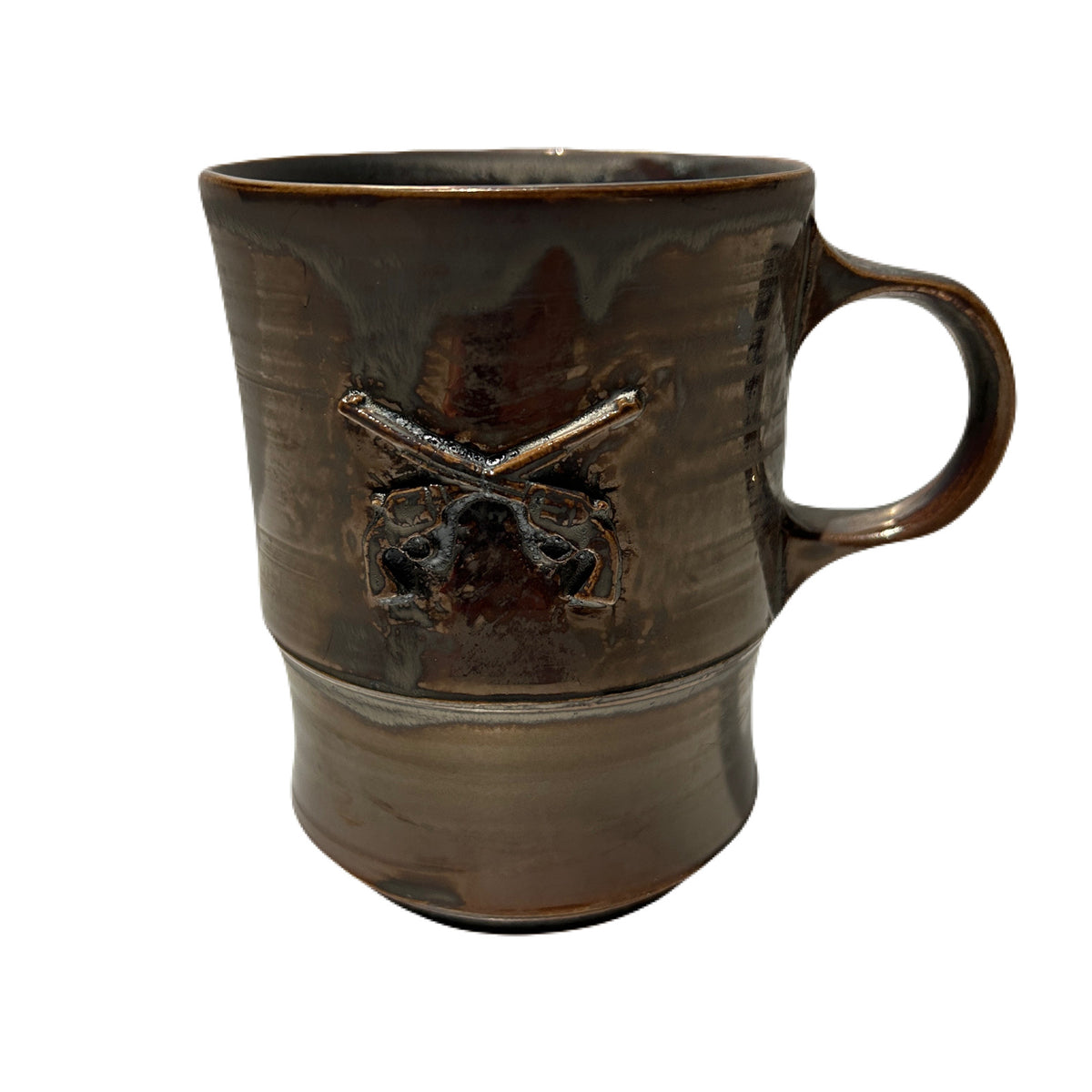 SHIRO HAMANAKA CROSSGUN MUG *EMBOSS / BRONZE