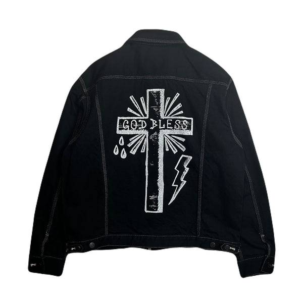 LIMITED EDITION ONE WASH DENIM JACKET / BLACK*BLACK