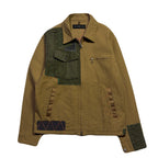 JunAle SASHIKO OXFORD STRETCH JACKET / BEIGE