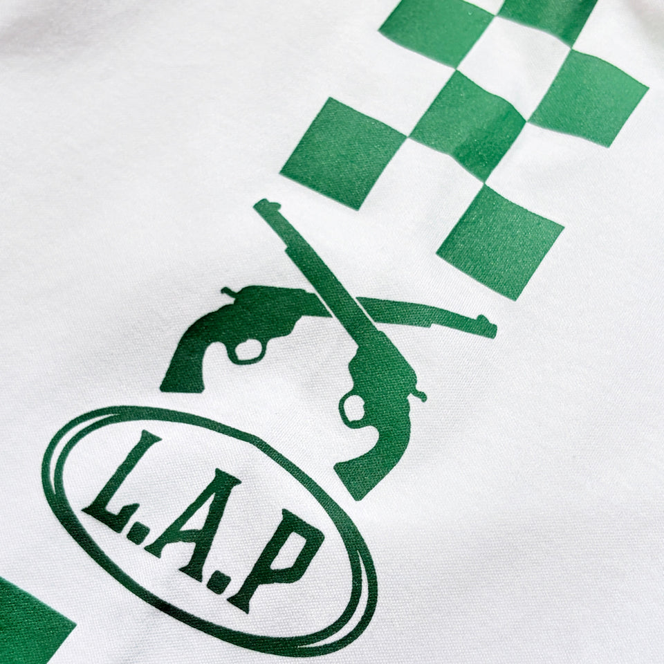 画像をギャラリービューアに読み込む, CHECKER FLAG L/S T-SHIRT / WHITE