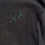 JunAle SASHIKO SWEATSHIRT CROSSGUN METAL / GRAY