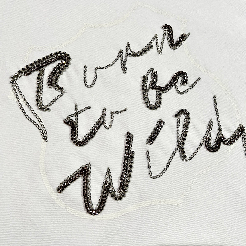 画像をギャラリービューアに読み込む, BORN TO BE WILD T-SHIRT / WHITE