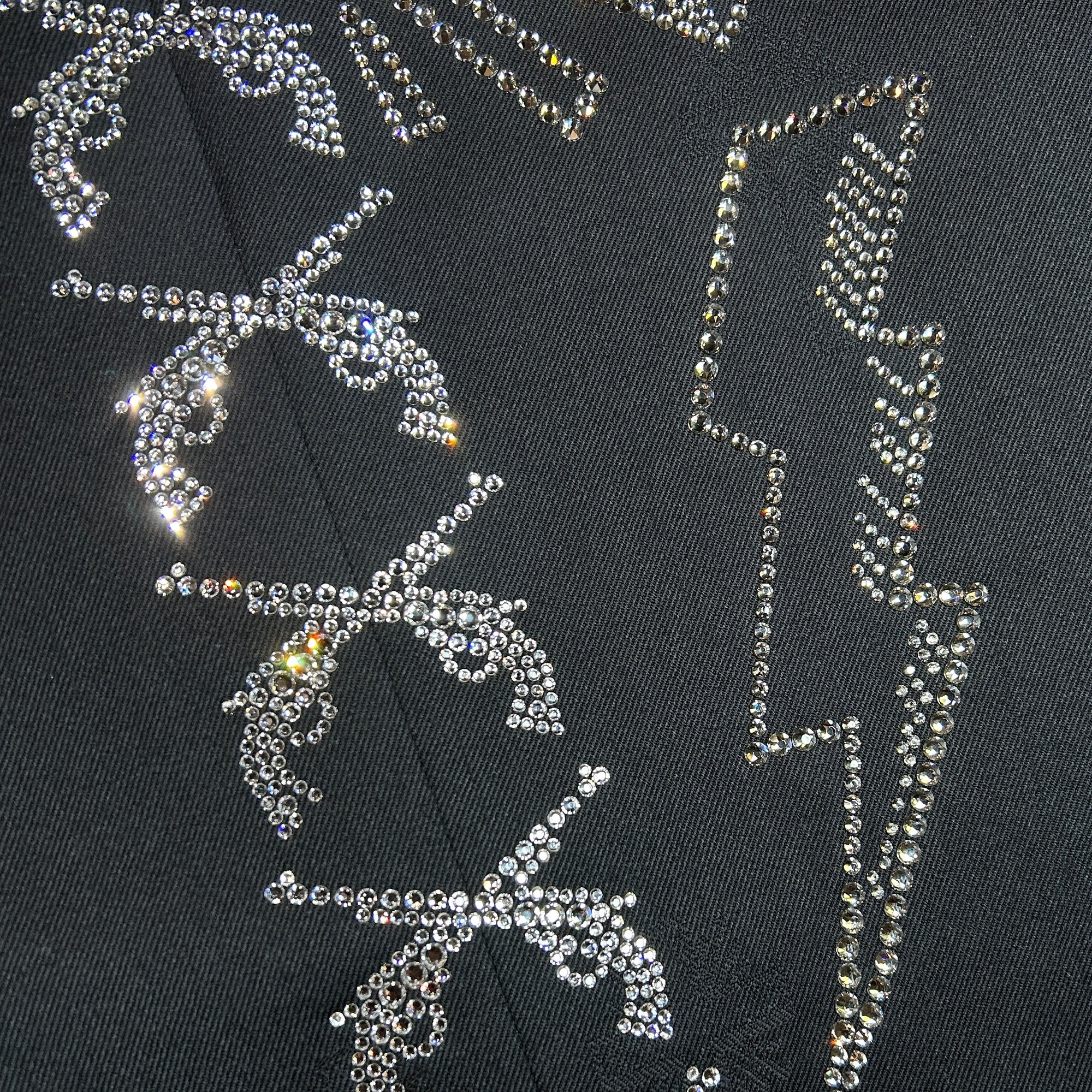 画像をギャラリービューアに読み込む, LIMITED EDITION CROSS JACQUARD CROSS CRYSTAL JACKET / BLACK