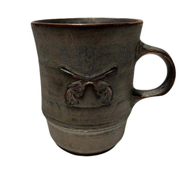 SHIRO HAMANAKA CROSSGUN MUG *DEBOSS / ASH BLACK