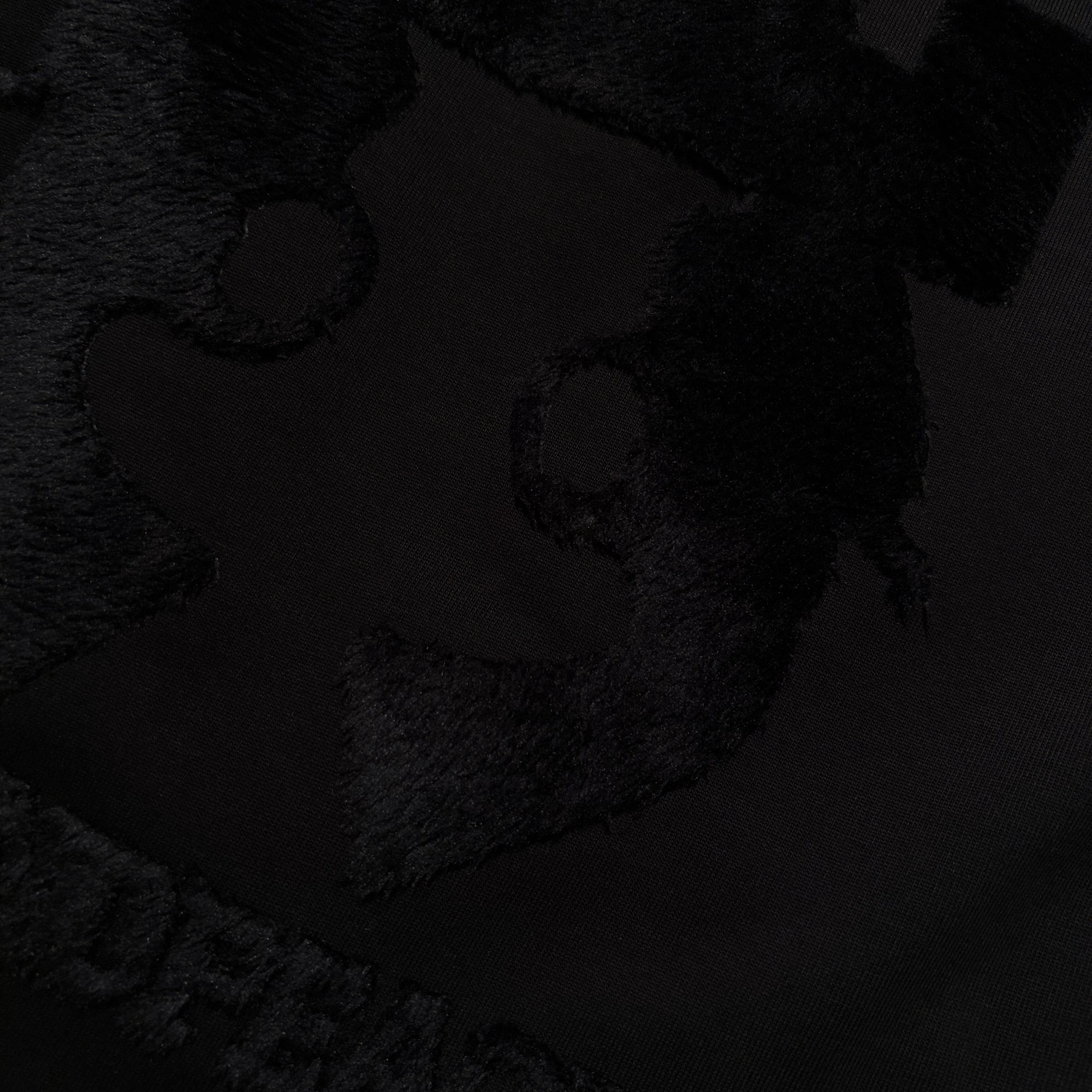 Load image into Gallery viewer, LA FUR PRINT L/S T-SHIRT / BLACK*BLACK