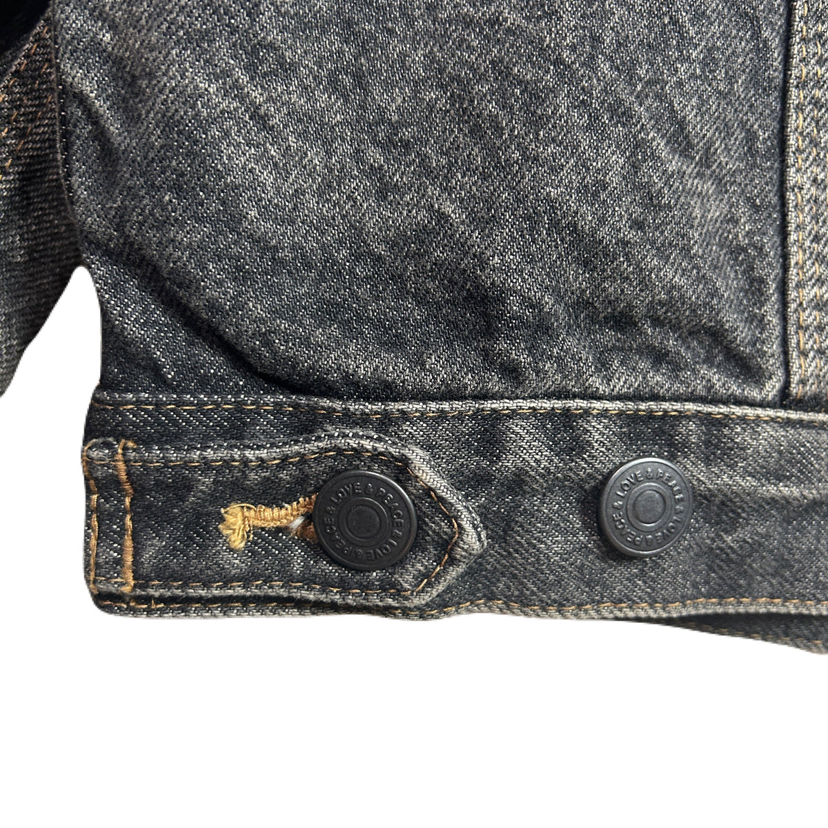 LIMITED EDITION STONE BIO DENIM JACKET / BLACK