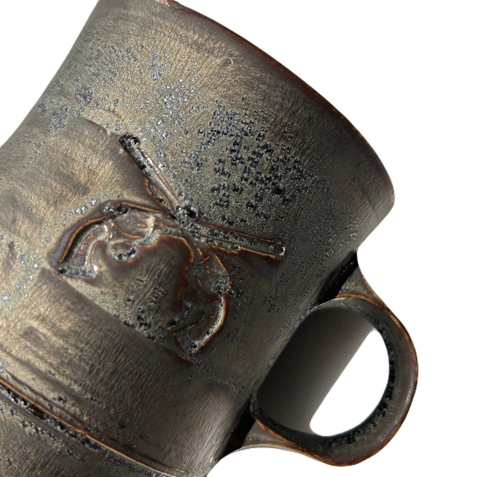 画像をギャラリービューアに読み込む, SHIRO HAMANAKA CROSSGUN MUG *DEBOSS / ASH BLACK