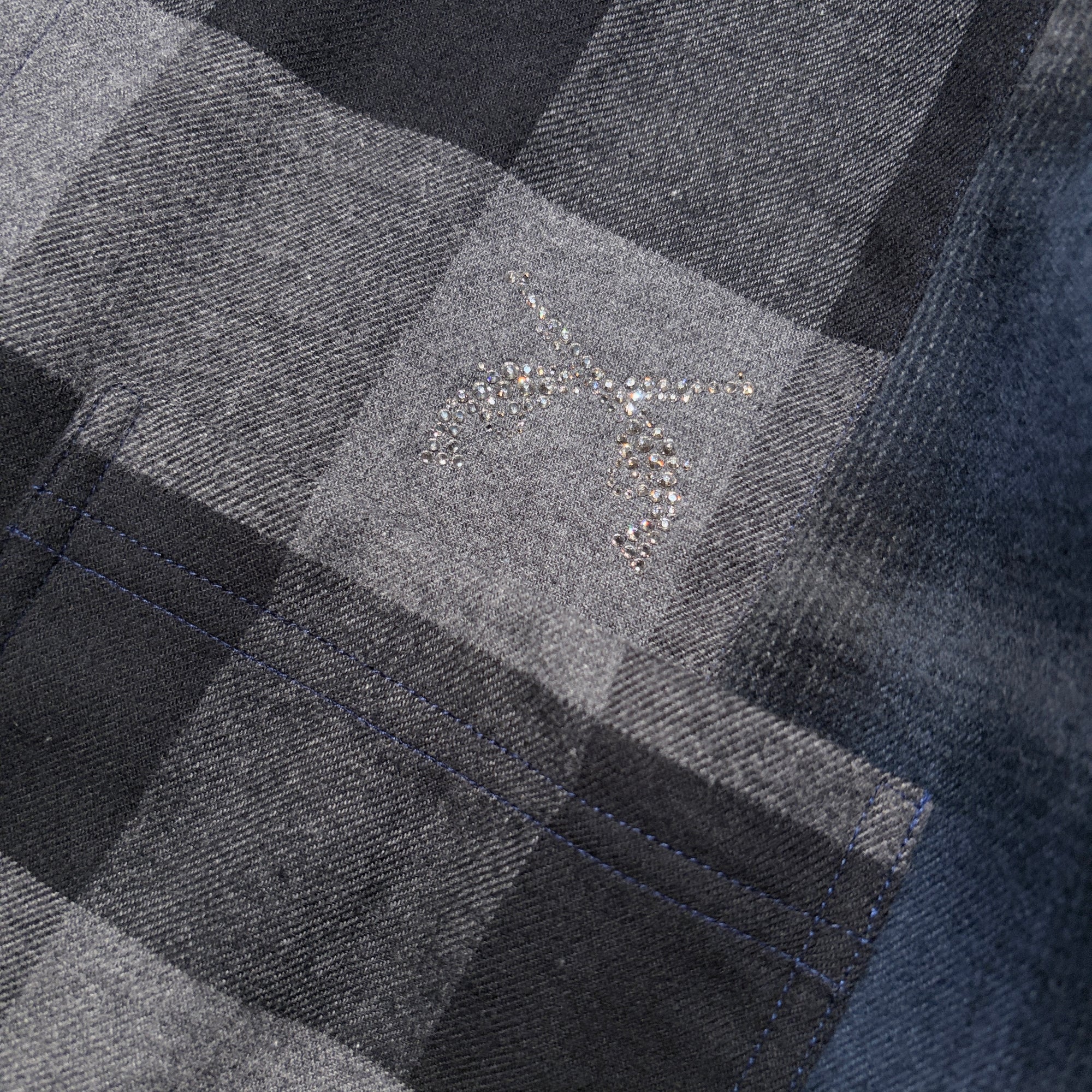 画像をギャラリービューアに読み込む, MULTI CHECK SHIRT CRYSTAL / NAVY