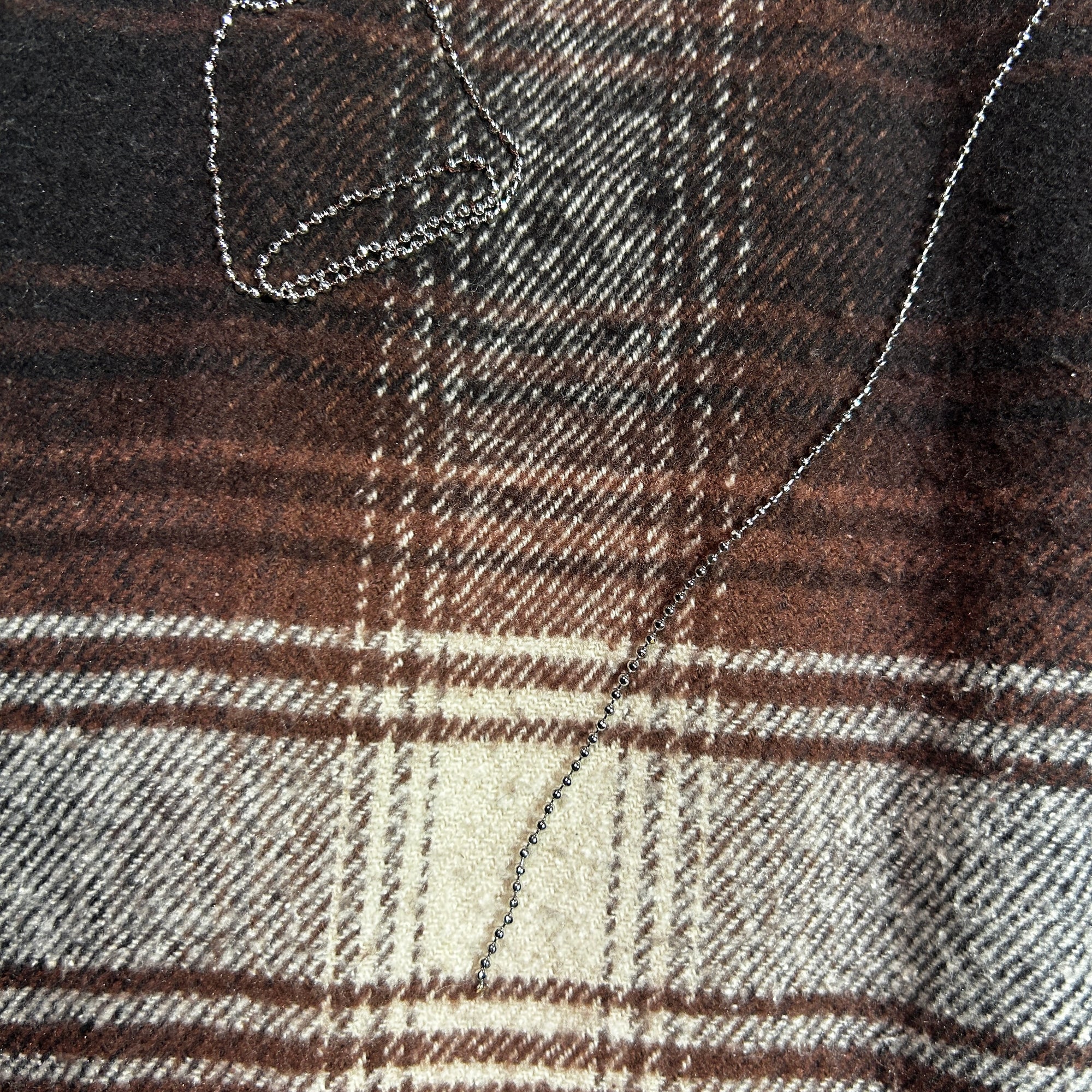 画像をギャラリービューアに読み込む, LIMITED EDITION COTTON SILK CHECK SHIRT / BROWN