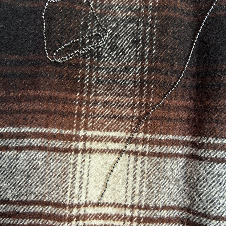 画像をギャラリービューアに読み込む, LIMITED EDITION COTTON SILK CHECK SHIRT / BROWN