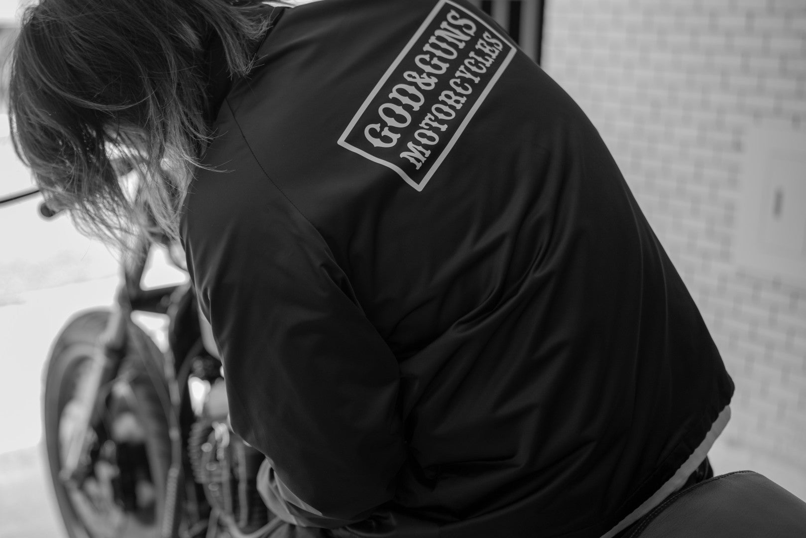 画像をギャラリービューアに読み込む, SQUARE LOGO COACH JACKET / BLACK