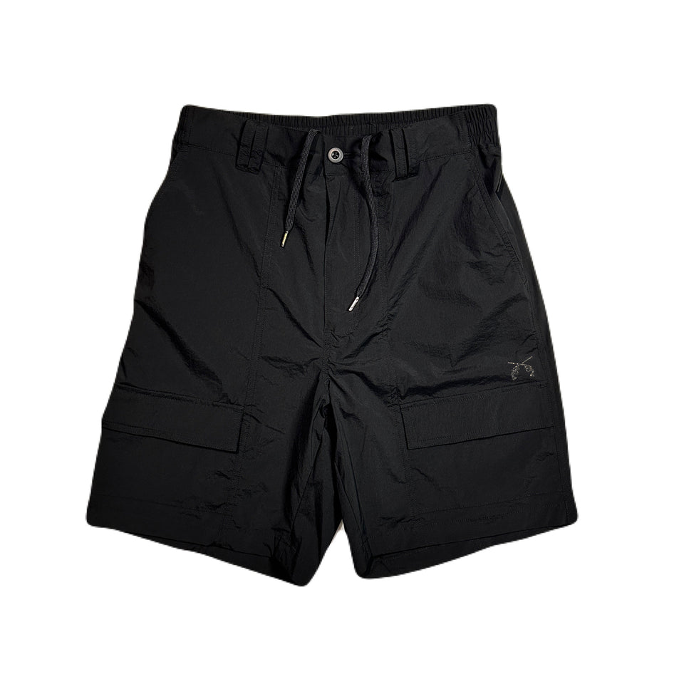 画像をギャラリービューアに読み込む, DRY NYLON SHORTS CRYSTAL / BLACK