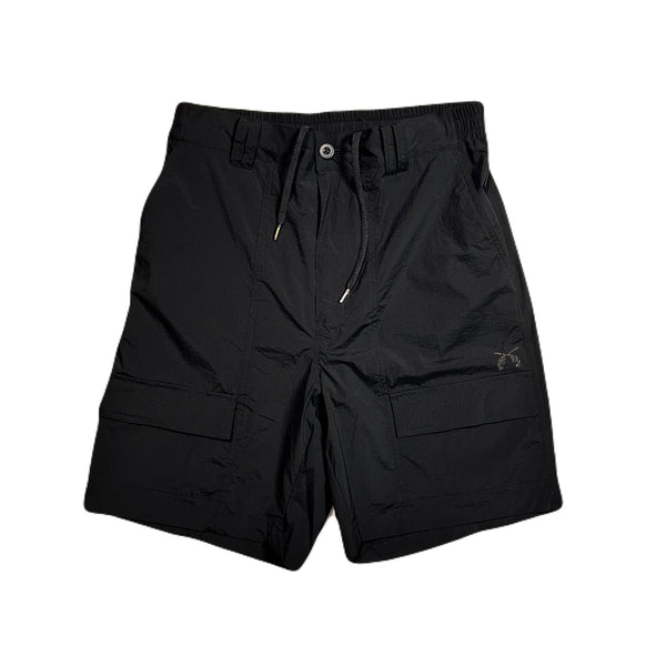 DRY NYLON SHORTS CRYSTAL / BLACK