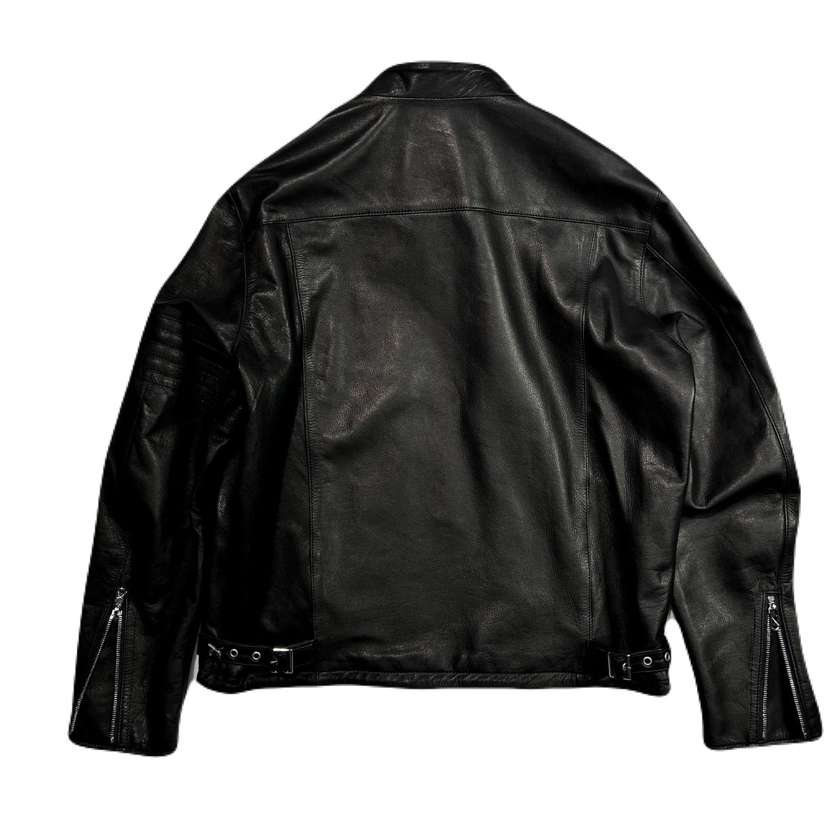 COW LEATHER JACKET / BLACK