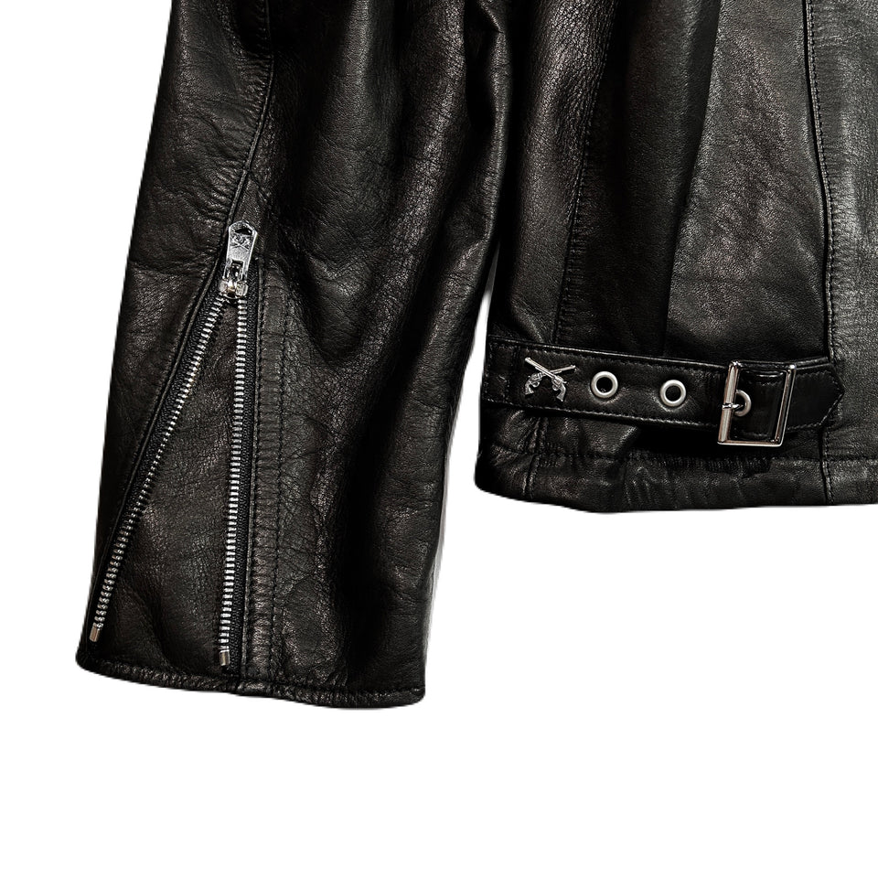 画像をギャラリービューアに読み込む, COW LEATHER JACKET / BLACK