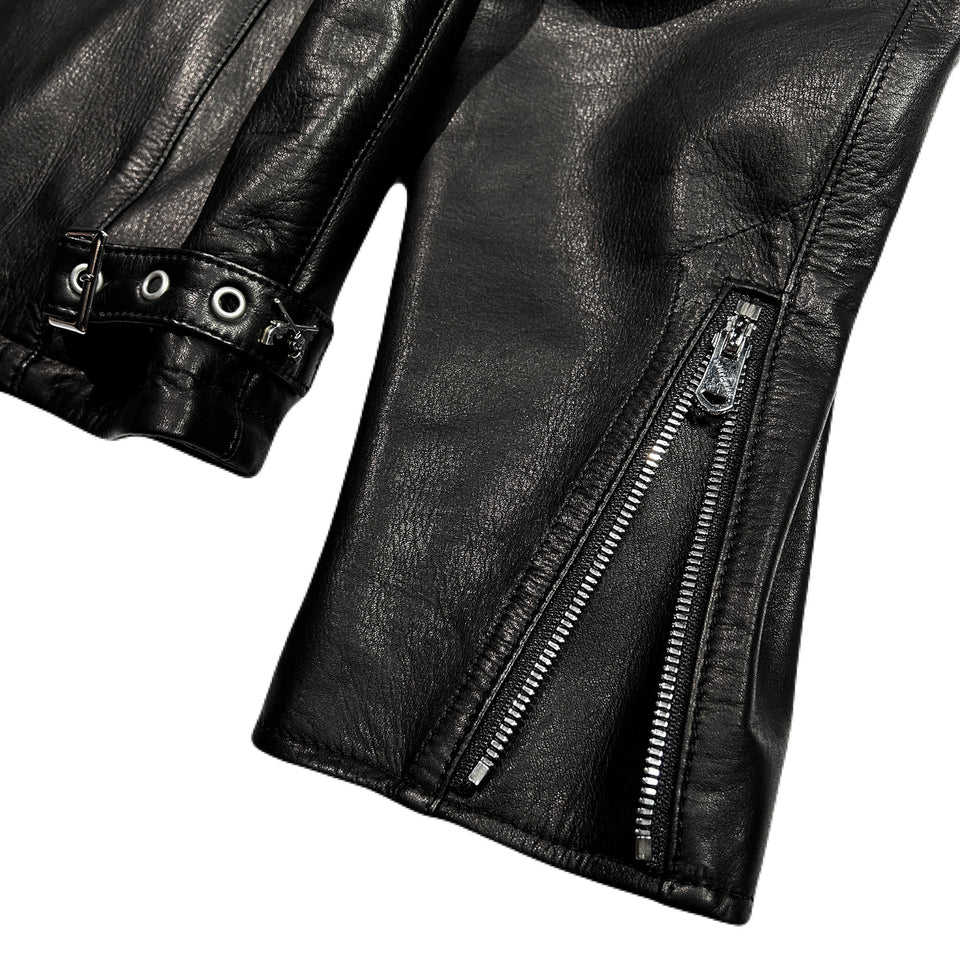 画像をギャラリービューアに読み込む, COW LEATHER JACKET / BLACK