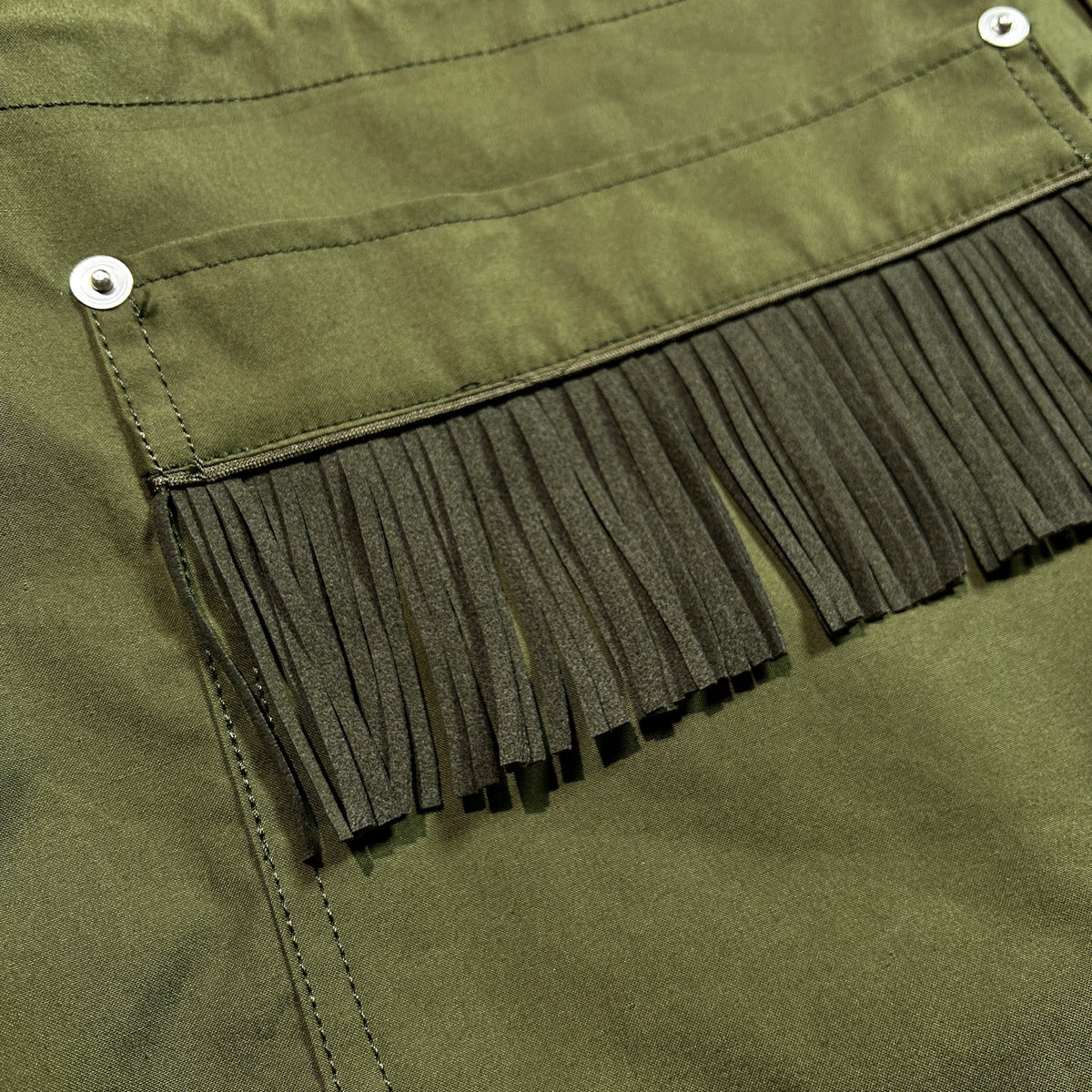 OXFORD M65 CORD EMBROIDERY / KHAKI