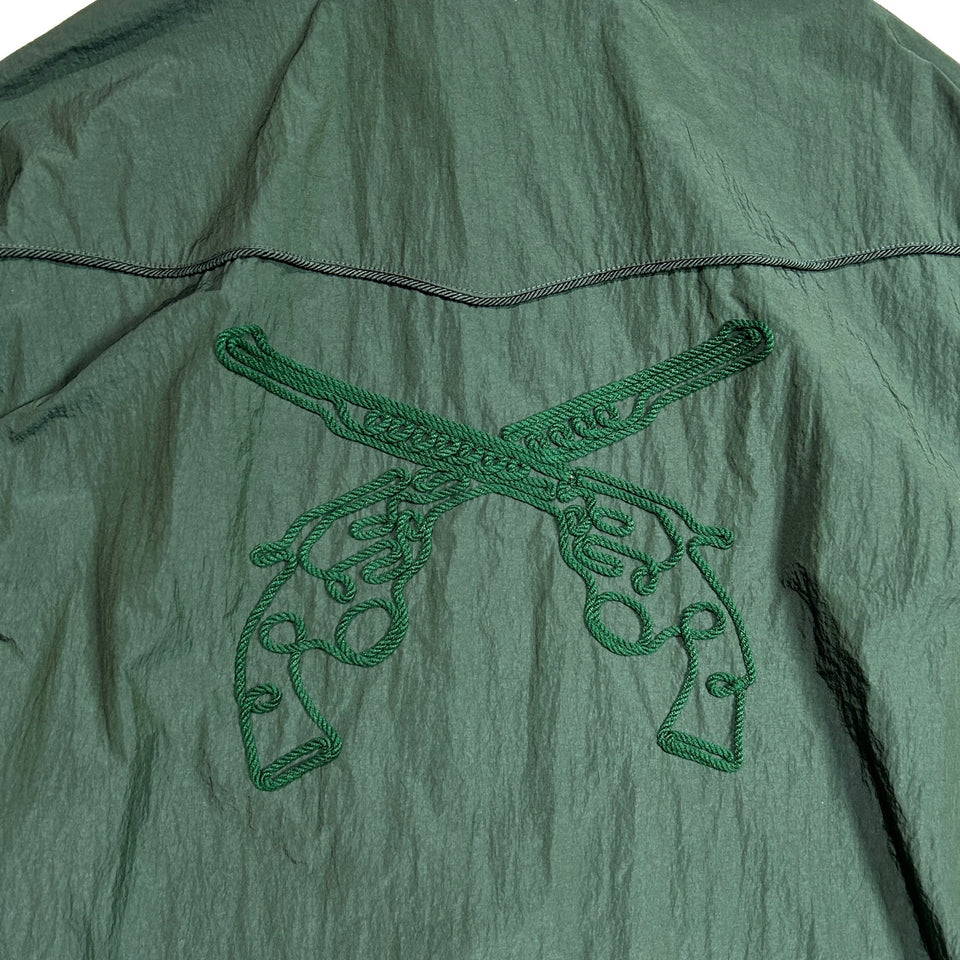 画像をギャラリービューアに読み込む, NYLON WESTERN SHIRT CROSSGUN  / GREEN