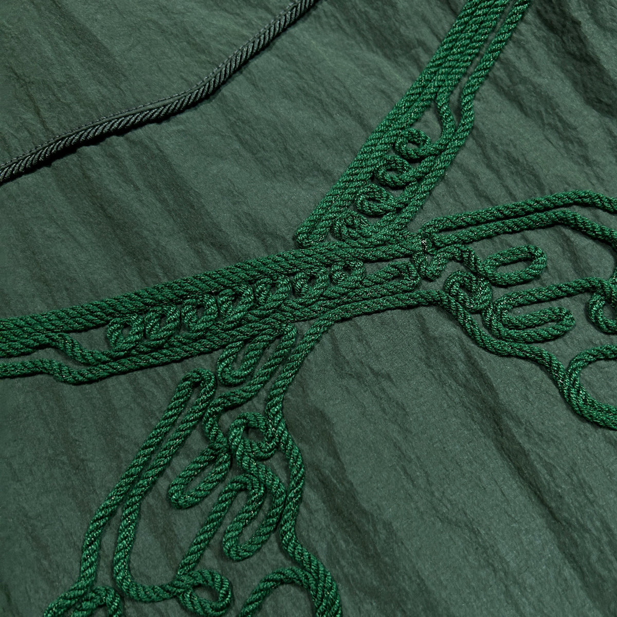 NYLON WESTERN SHIRT CROSSGUN  / GREEN