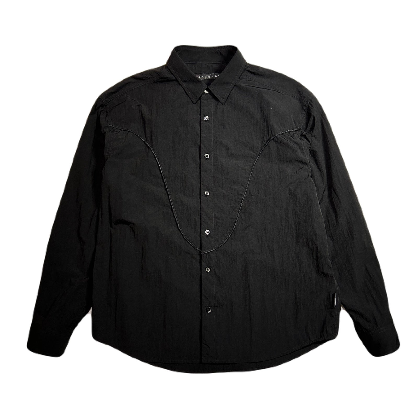 画像をギャラリービューアに読み込む, NYLON WESTERN SHIRT CROSSGUN  / BLACK