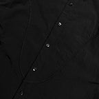 NYLON WESTERN SHIRT CROSSGUN  / BLACK