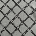 CHAIN JACQUARD KNIT / GRAY