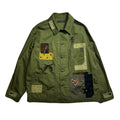 PATCH WORK REMAKE JACKET / KHAKI