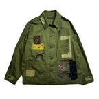 PATCH WORK REMAKE JACKET / KHAKI