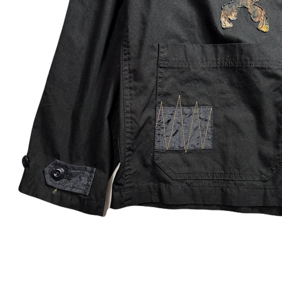 Load image into Gallery viewer, PATCH WORK REMAKE JACKET / BLACK