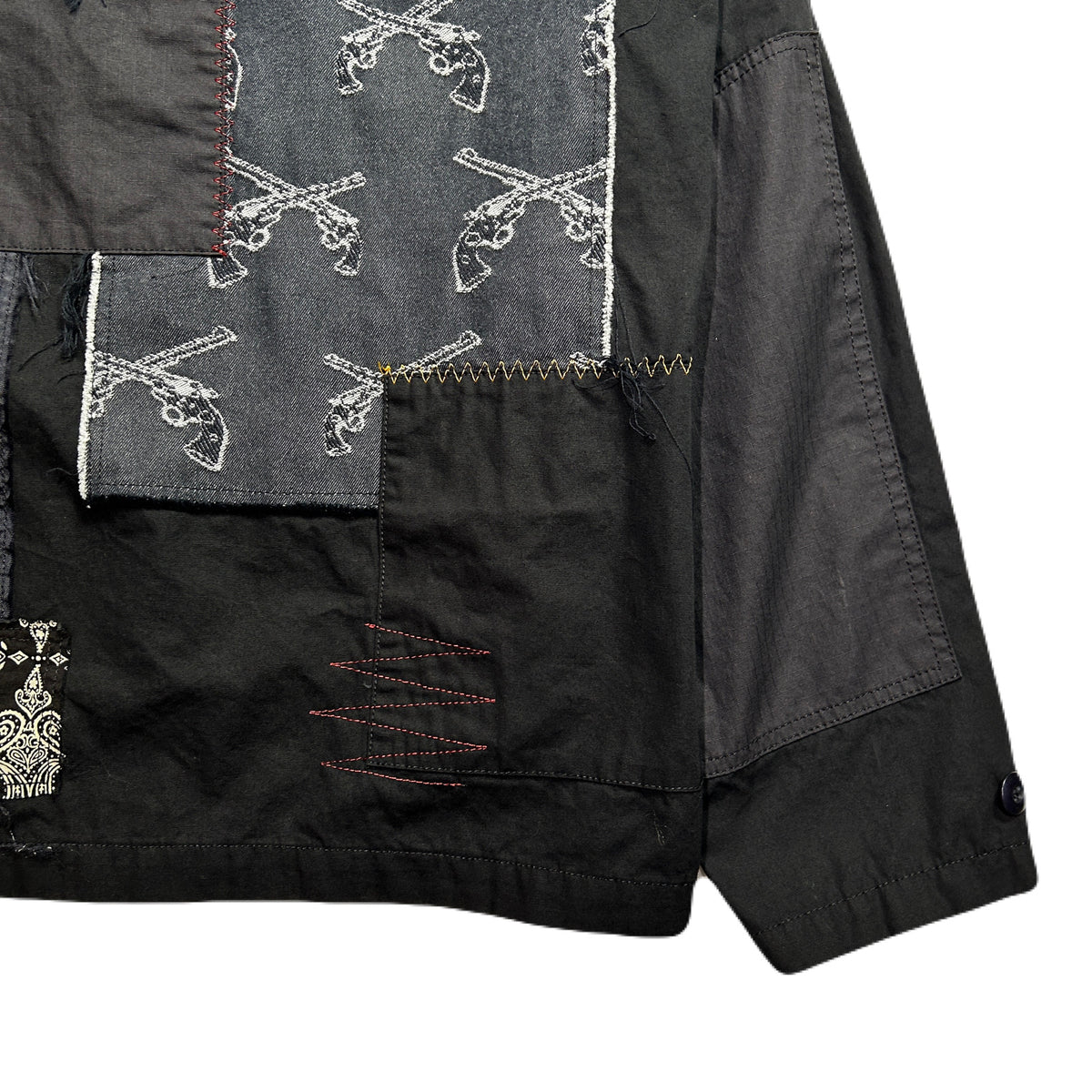 PATCH WORK REMAKE JACKET / BLACK