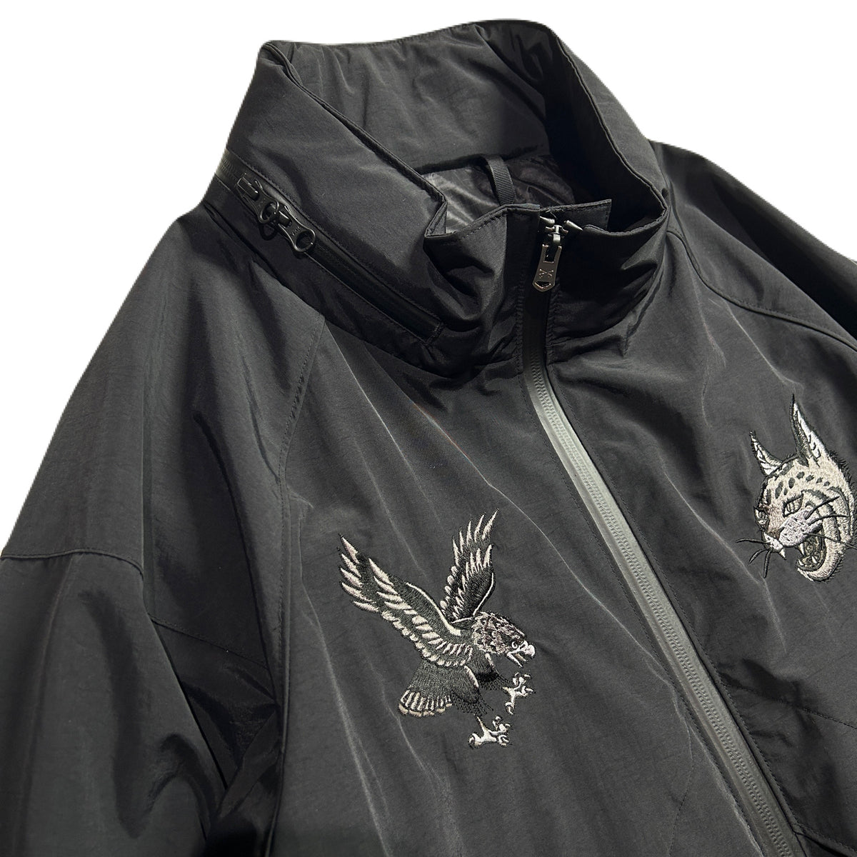 WILD THINGS DENALI JACKET MONO REFLECTOR PRINT / BLACK