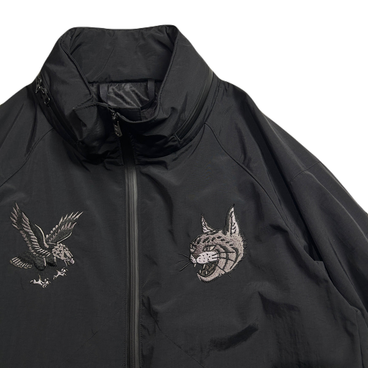WILD THINGS DENALI JACKET MONO REFLECTOR PRINT / BLACK