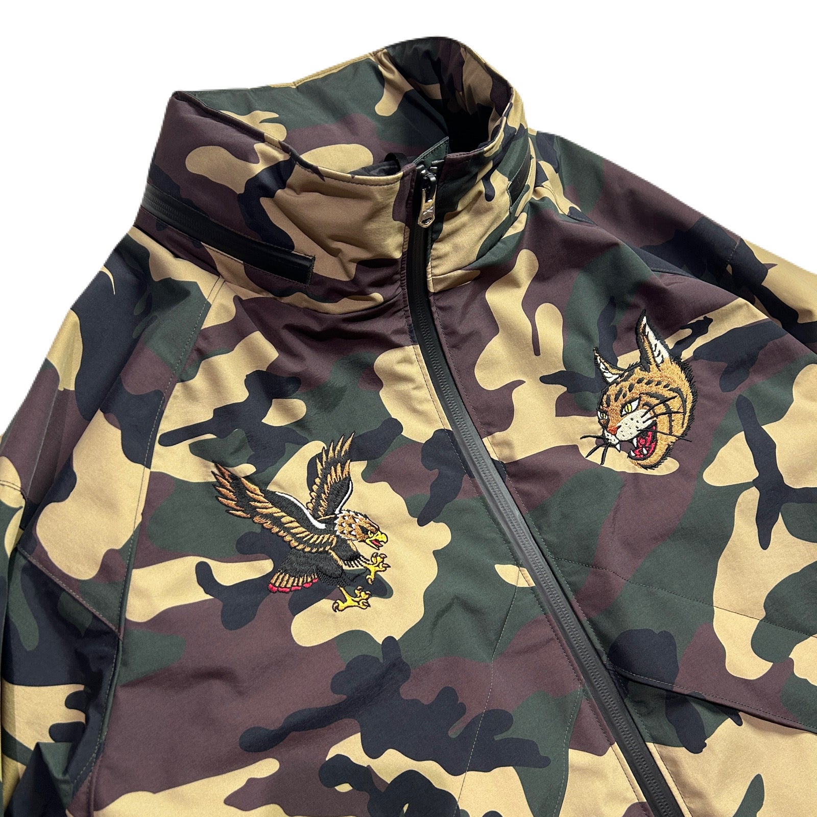 画像をギャラリービューアに読み込む, WILD THINGS DENALI JACKET COLOR EMBROIDERY / CAMO