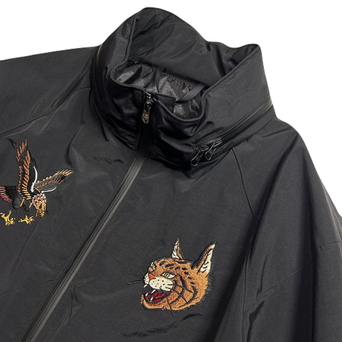 WILD THINGS DENALI JACKET COLOR EMBROIDERY / BLACK