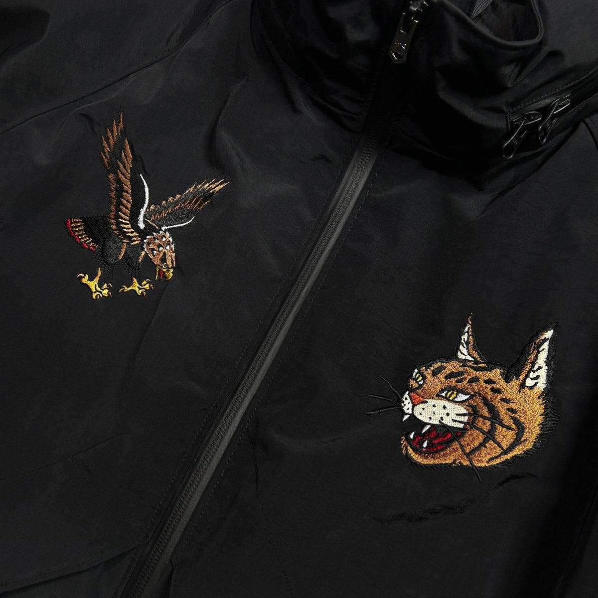 WILD THINGS DENALI JACKET COLOR EMBROIDERY / BLACK
