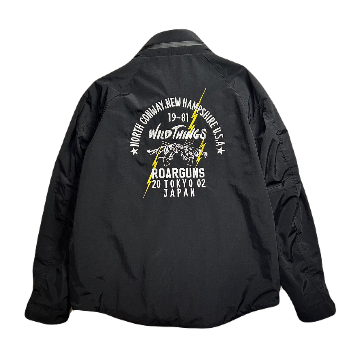 WILD THINGS DENALI JACKET COLOR EMBROIDERY / BLACK