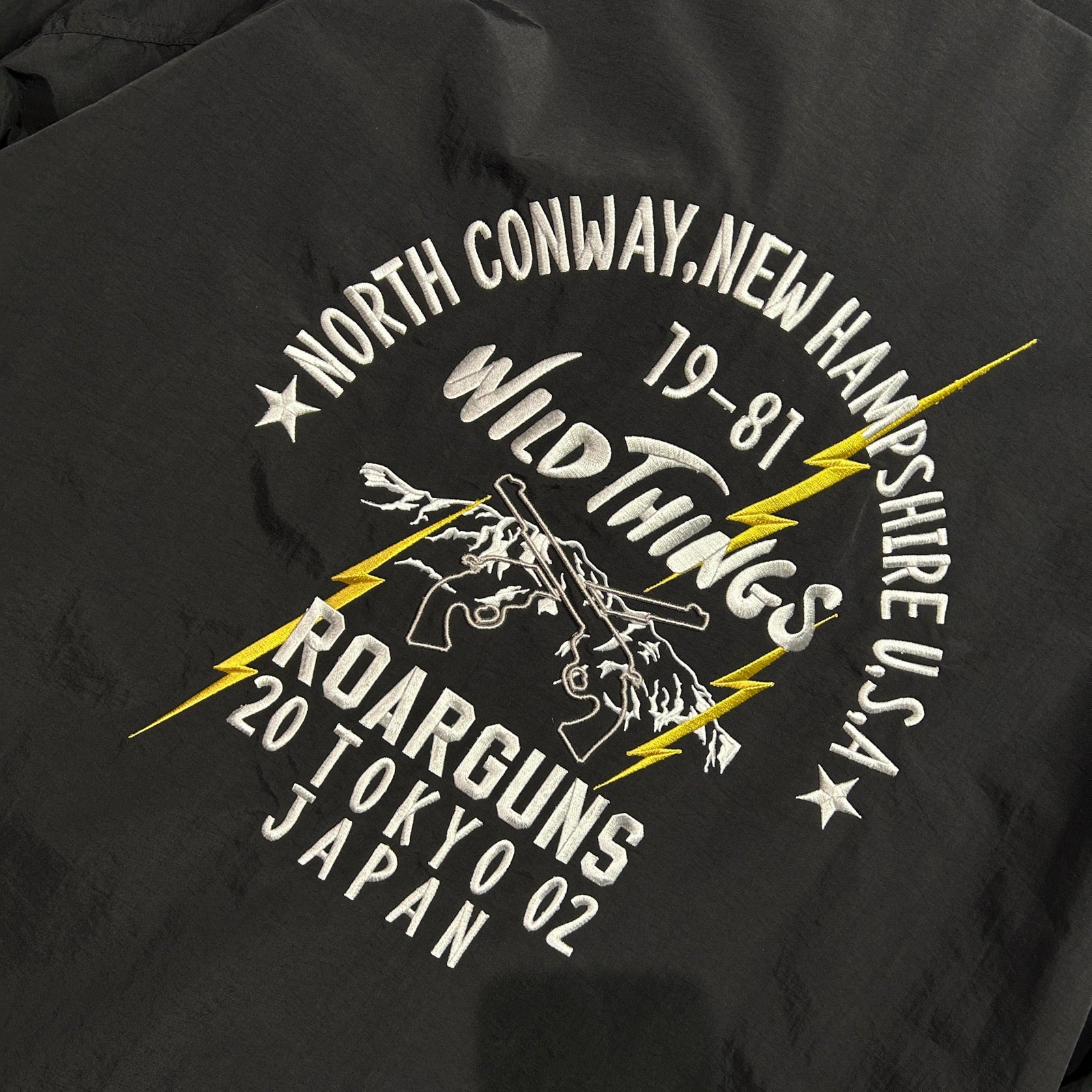 画像をギャラリービューアに読み込む, WILD THINGS DENALI JACKET COLOR EMBROIDERY / BLACK