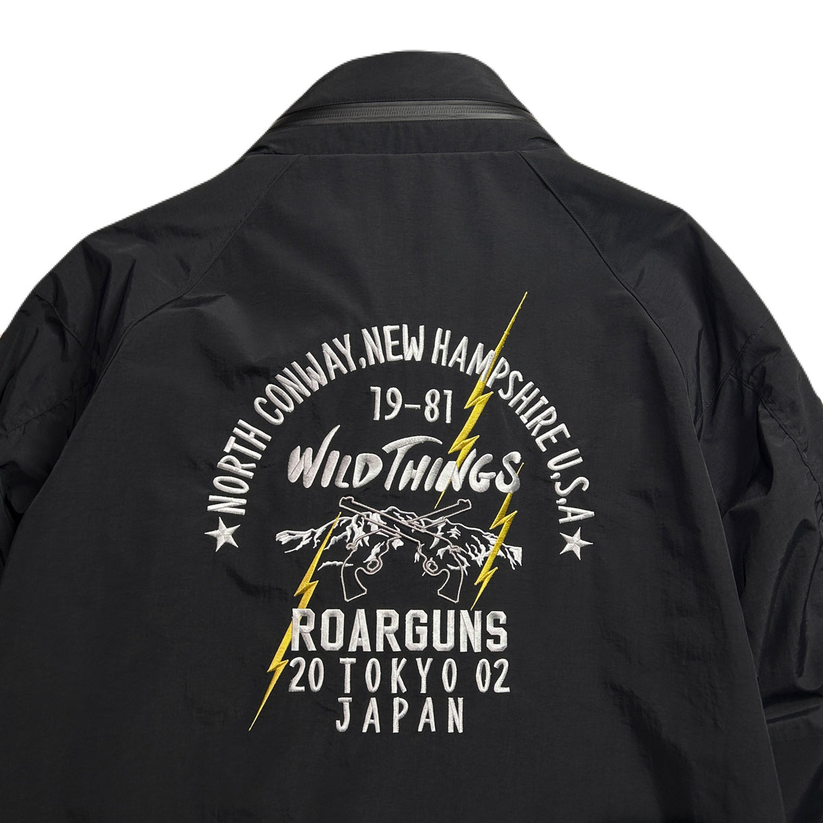 WILD THINGS DENALI JACKET COLOR EMBROIDERY / BLACK