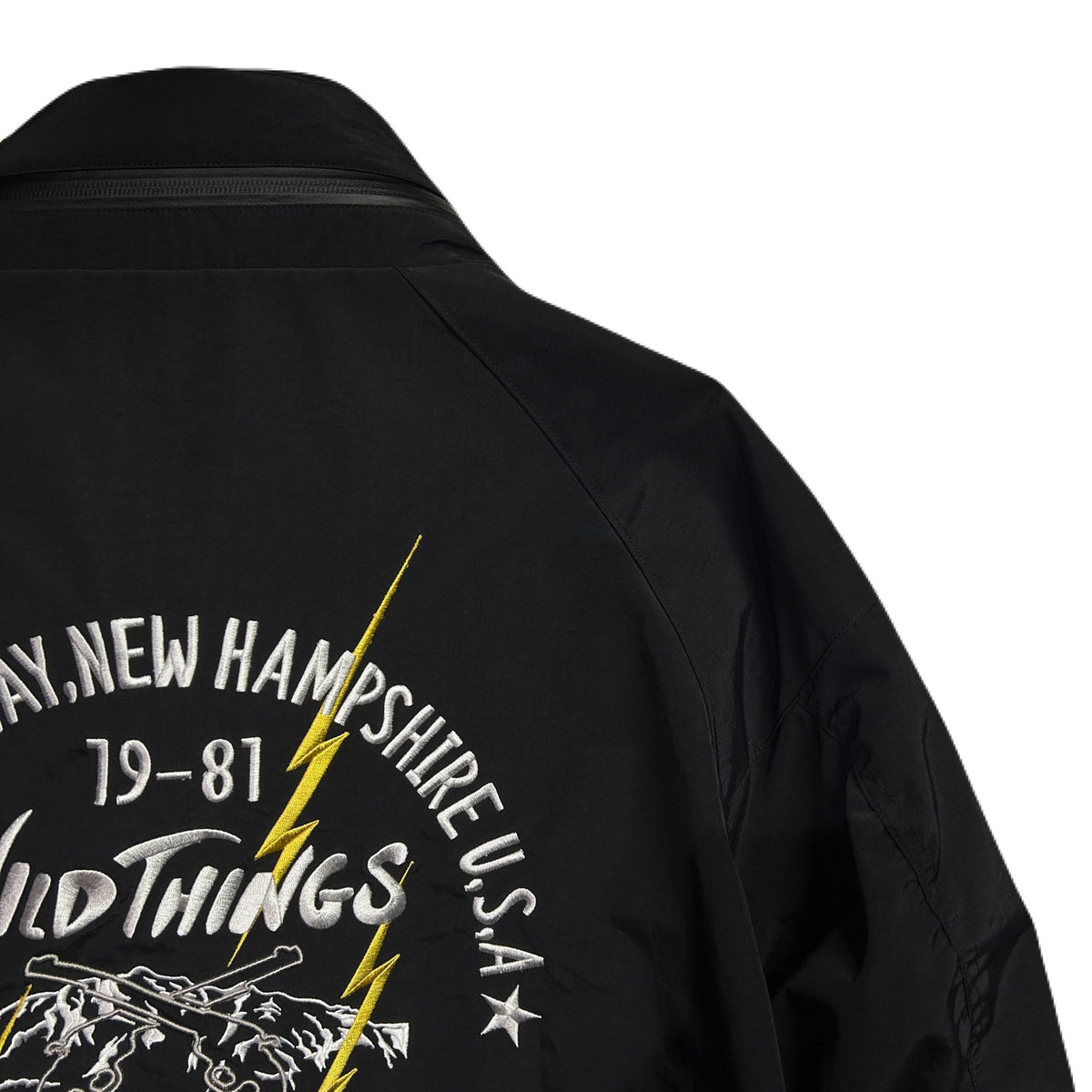 WILD THINGS DENALI JACKET COLOR EMBROIDERY / BLACK