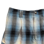 SILK CHECK SHORTS SWAROVSKI  / SAX