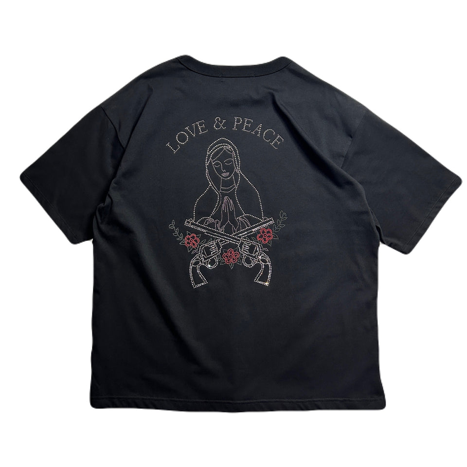画像をギャラリービューアに読み込む, MARIA METAL CROSSGUN T-SHIRT / BLACK
