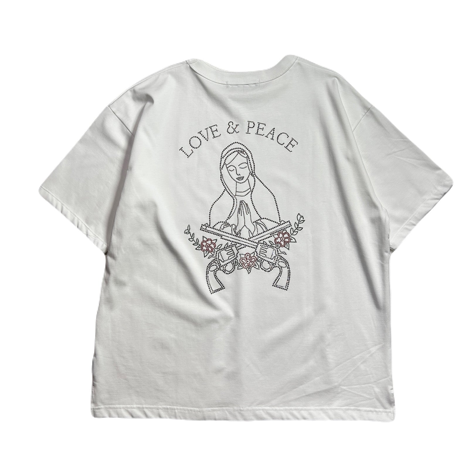 Load image into Gallery viewer, MARIA METAL CROSSGUN T-SHIRT / WHITE