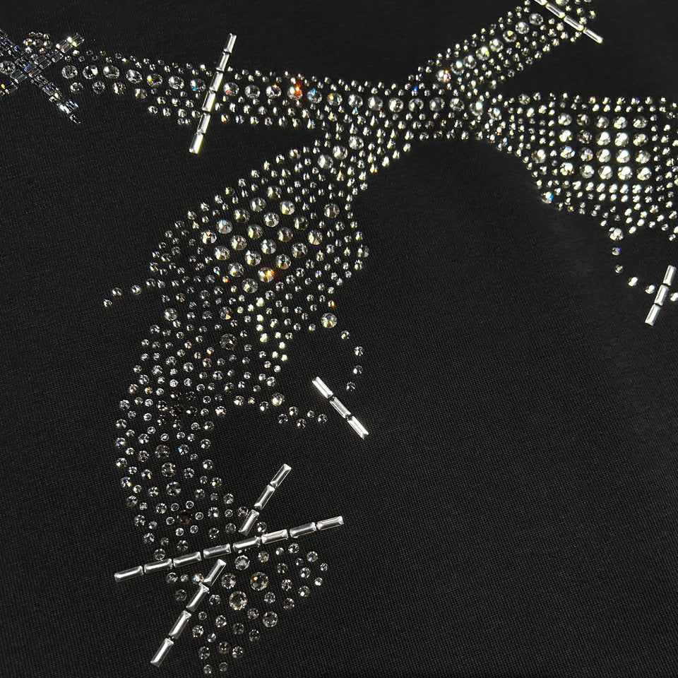 画像をギャラリービューアに読み込む, CROSSGUN METAL T-SHIRT / BLACK