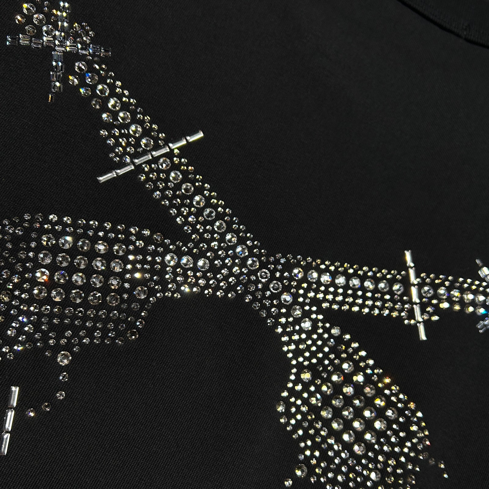 画像をギャラリービューアに読み込む, CROSSGUN METAL T-SHIRT / BLACK