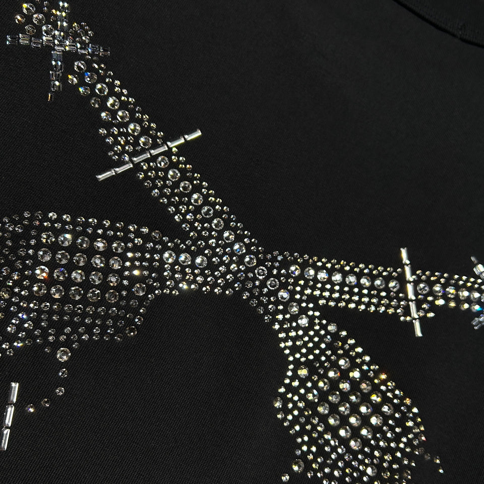 画像をギャラリービューアに読み込む, CROSSGUN METAL T-SHIRT / BLACK